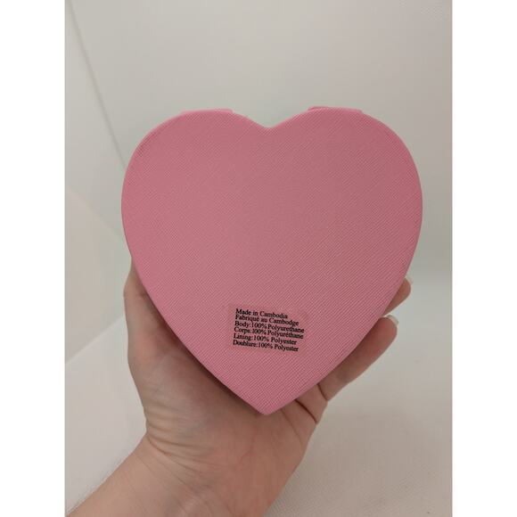 Kendra Scott Heart Jewelry Travel Zip Case in Pink in Excellent Condition - Picture 3 of 4